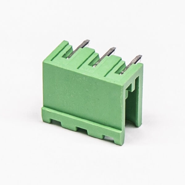 Elecbee PCB Terminal Block Connector 3pin Right Angle Pluggable Headers 7.62mm