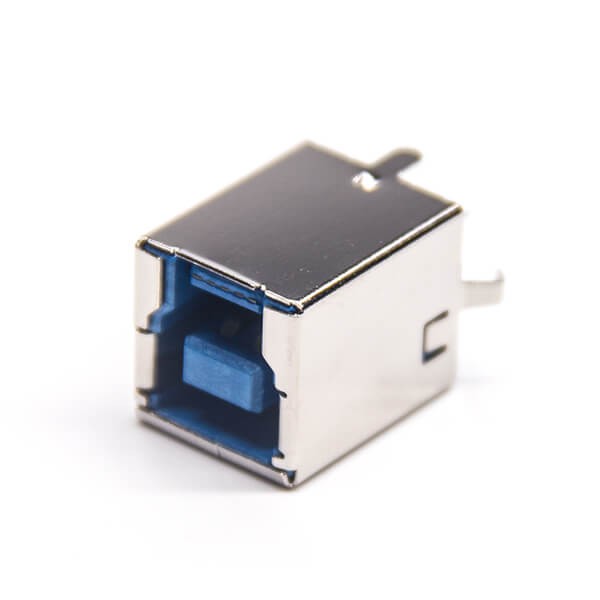 Elecbee USB 3.0 B Connector 180 Degree 9p Gold Plated Shieled