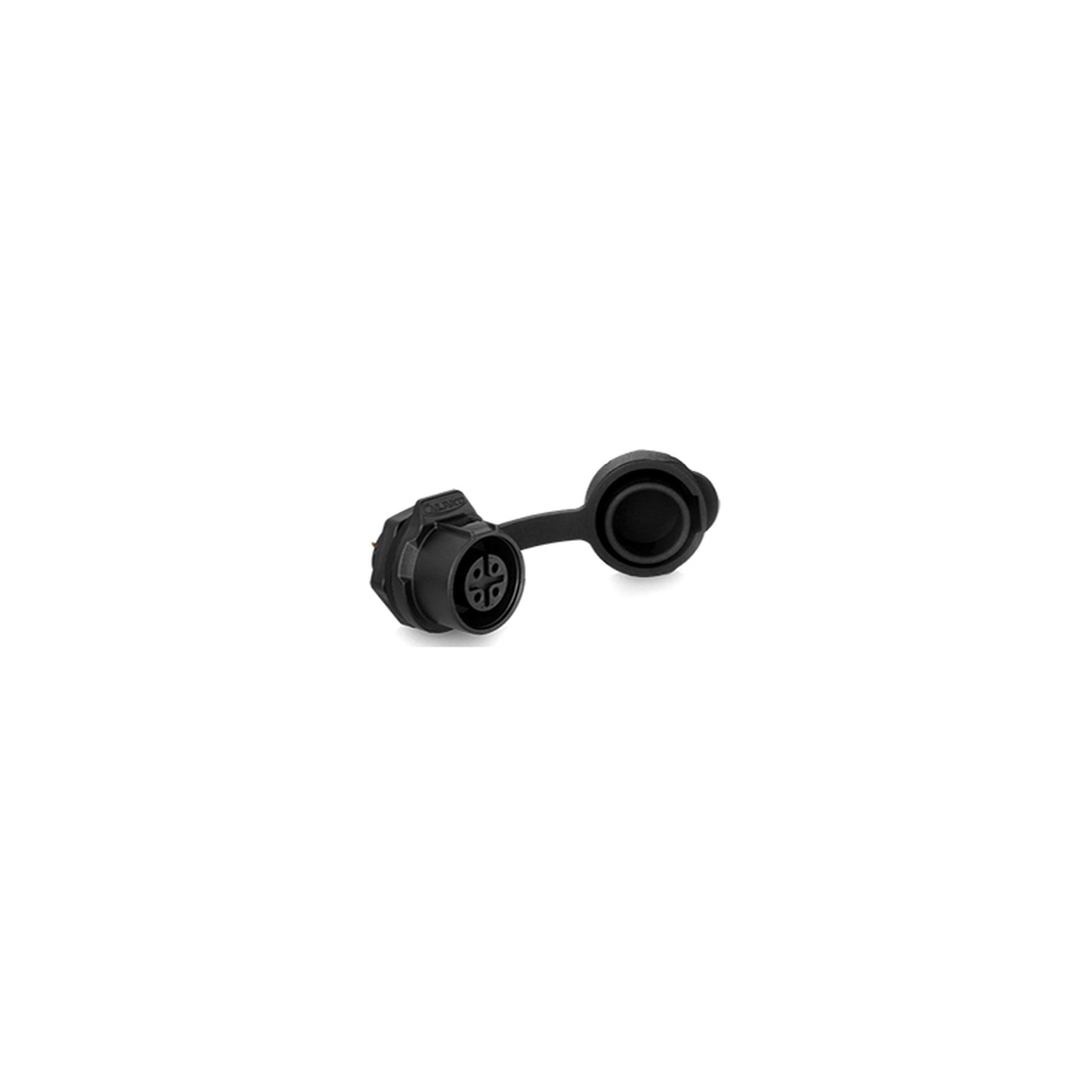 Elecbee LP-12 Series 4-Pin Female Socket IP67 Waterproof Power Connector Panel Mount