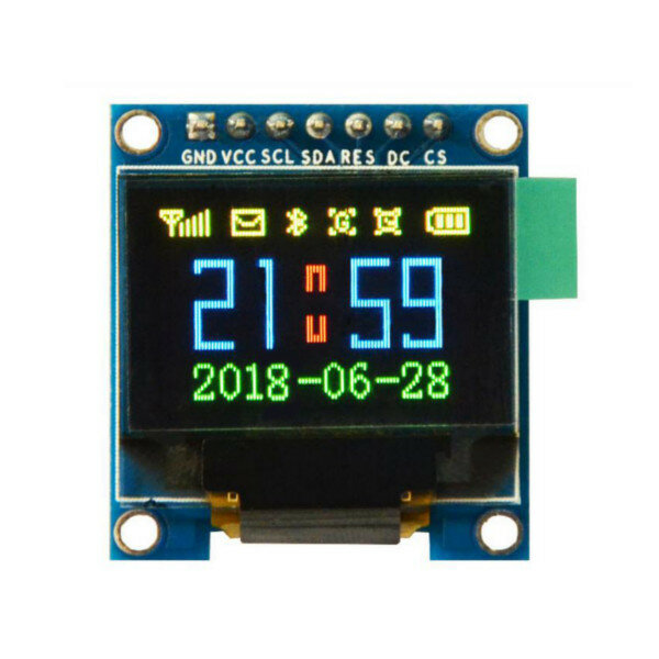 Elecbee 0.95 Inch 7pin Full Color 65K Color SSD1331 SPI OLED Display