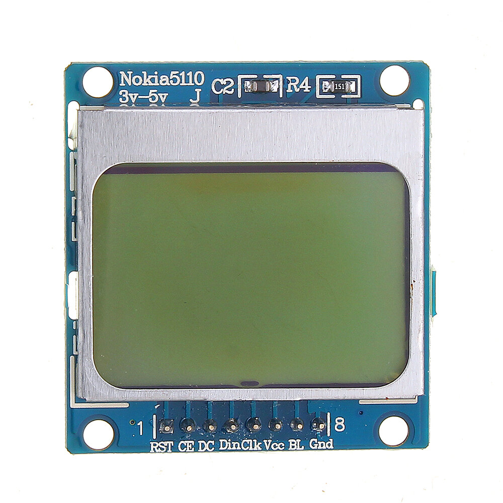 Elecbee 5110 LCD 屏幕显示模块 SPI 兼容 3310 LCD for Arduino - 与官方 Arduino 板配合使用的产品