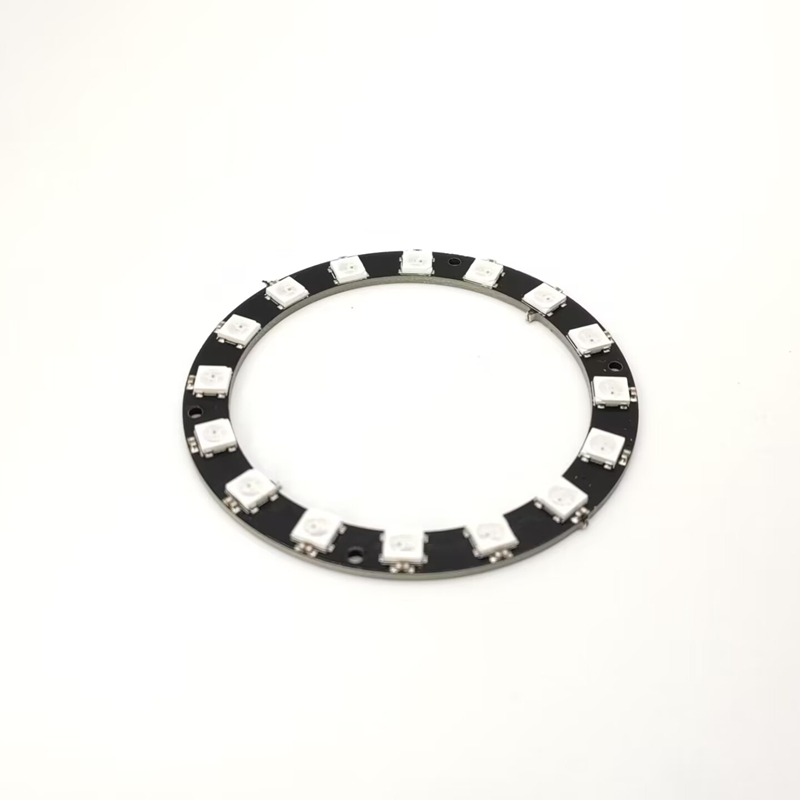 Elecbee Ring 5V 16x 5050 RGB LED 板，带有用于 Arduino 的集成驱动模块 - 与官方 Arduino 板配合使用的产品