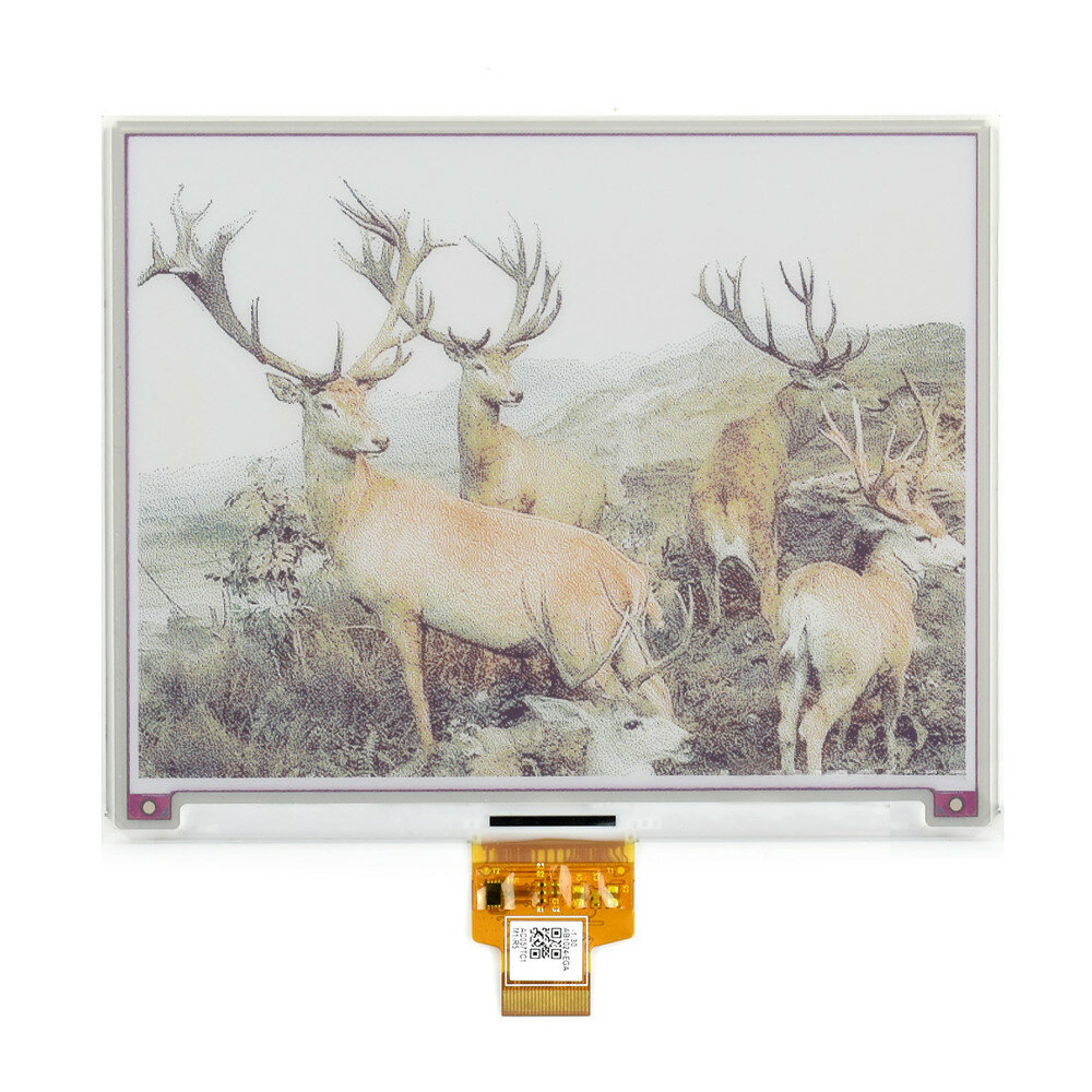 Elecbee 5,65-дюймовый дисплей ACeP 7-Color E-Paper E-Ink Raw Display 600x448 без печатной платы SPI Бумажный голый экран