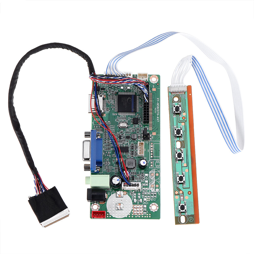 Elecbee LED Driver Board Kit Single 1CH 6-bit 40P 0.5mm Pitch for 1366x768 Resolution Notebook Screen Modified Display