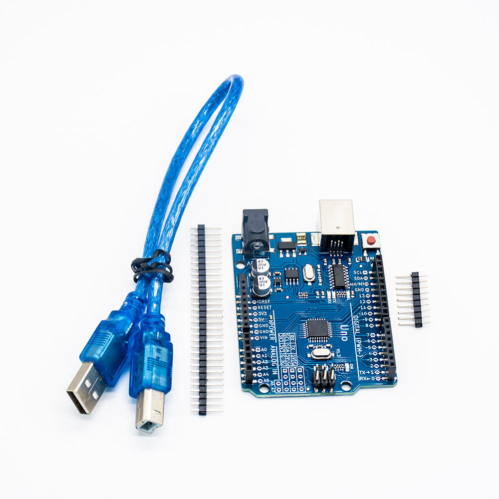 Elecbee ArDuino UNO R3开发板带USB线PCB安装行家改进版本