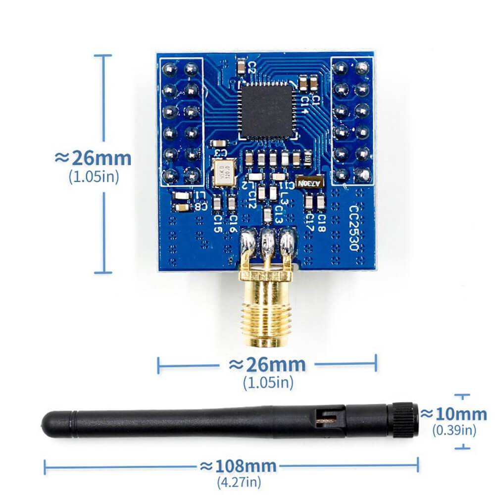 Elecbee Development Board Microchip CC2530 Zigbee Module Serial Wireless Core Board