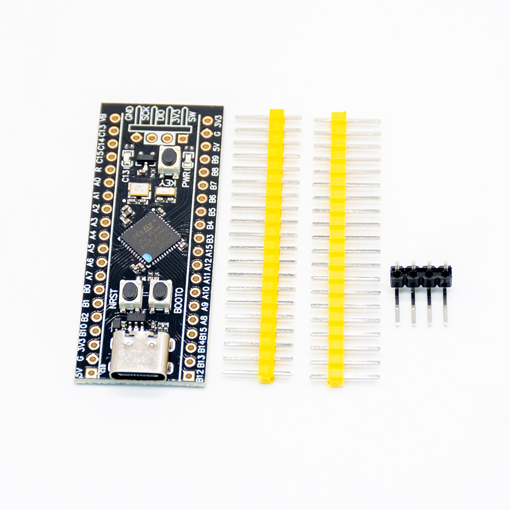 Elecbee 最小系统开发板STM32F401CCU6 32F4核心学习板PCB安装
