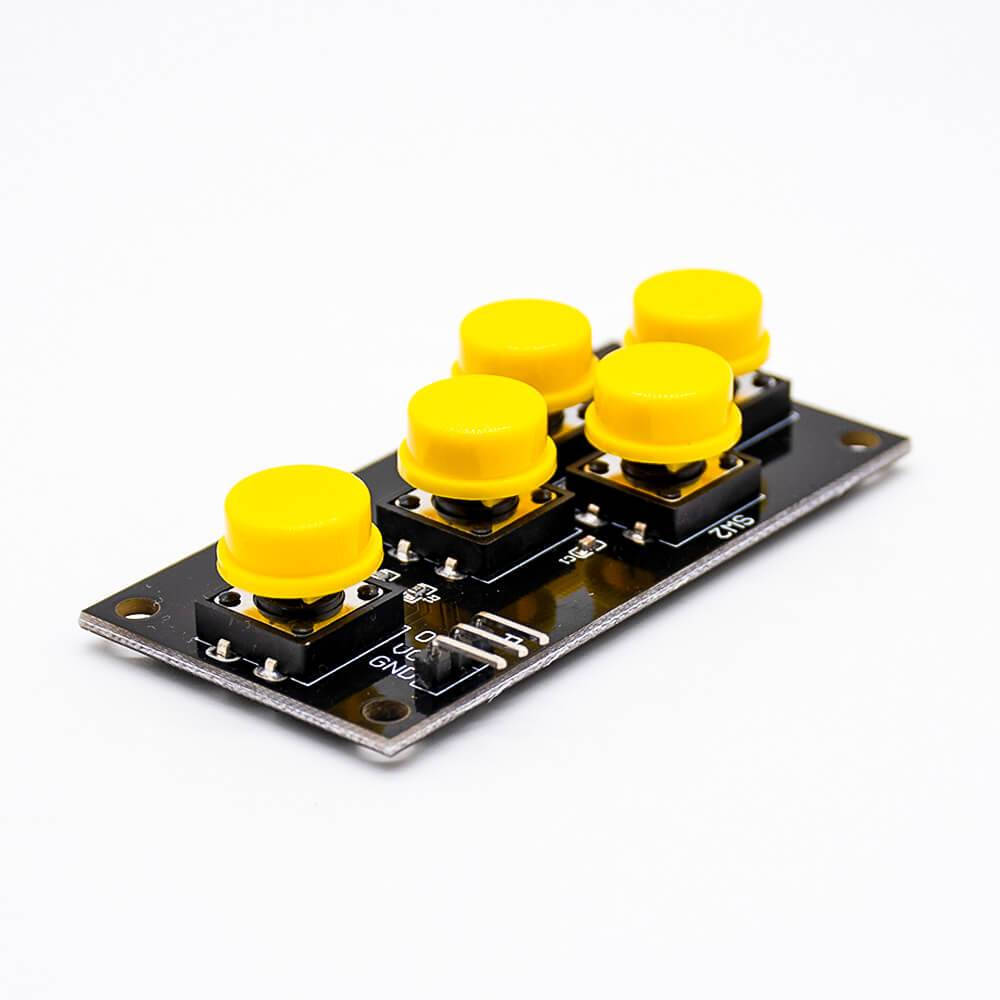 AD Keyboard Simulate Five Key Module PCB Mount Keyboard Expansion Board