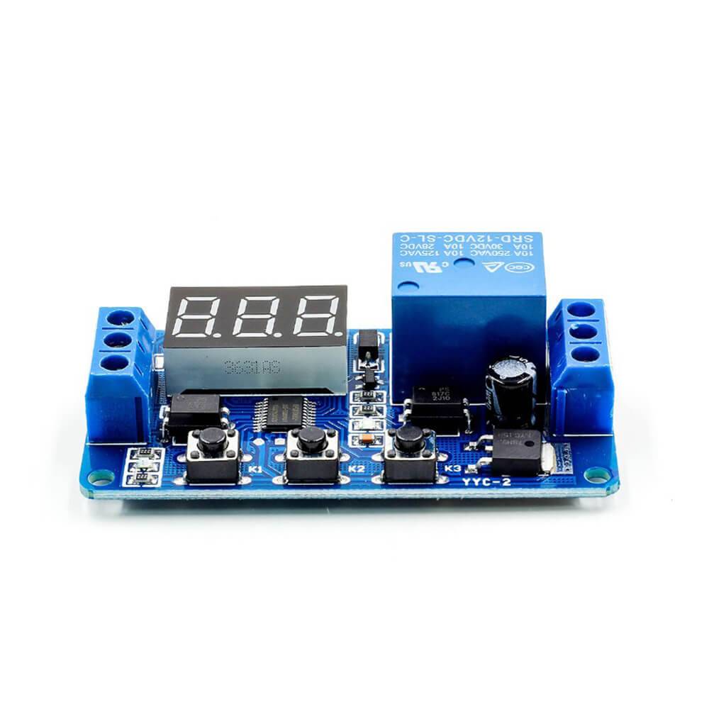 Time Delay Relay Module 5V/12V Delay Timer Countdown Delay On And Off ...