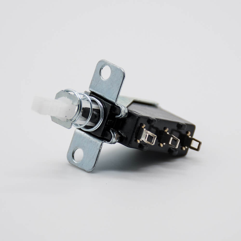 Elecbee spst電源スイッチアングルスルーホール20mm sw-3-3 250v-5a 銅sw-3-3