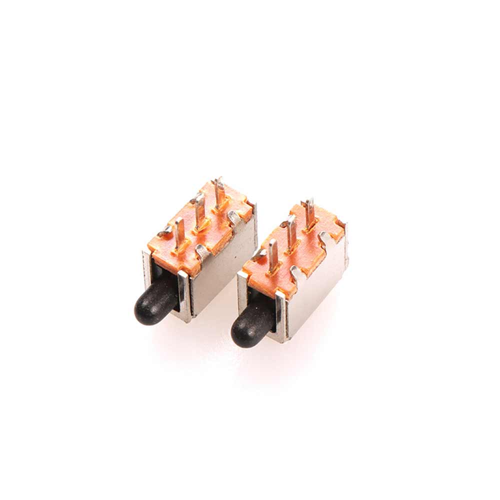 Elecbee 10pcs PS12D33 电源开关单极双位1极2位PS直键0.3A小电流