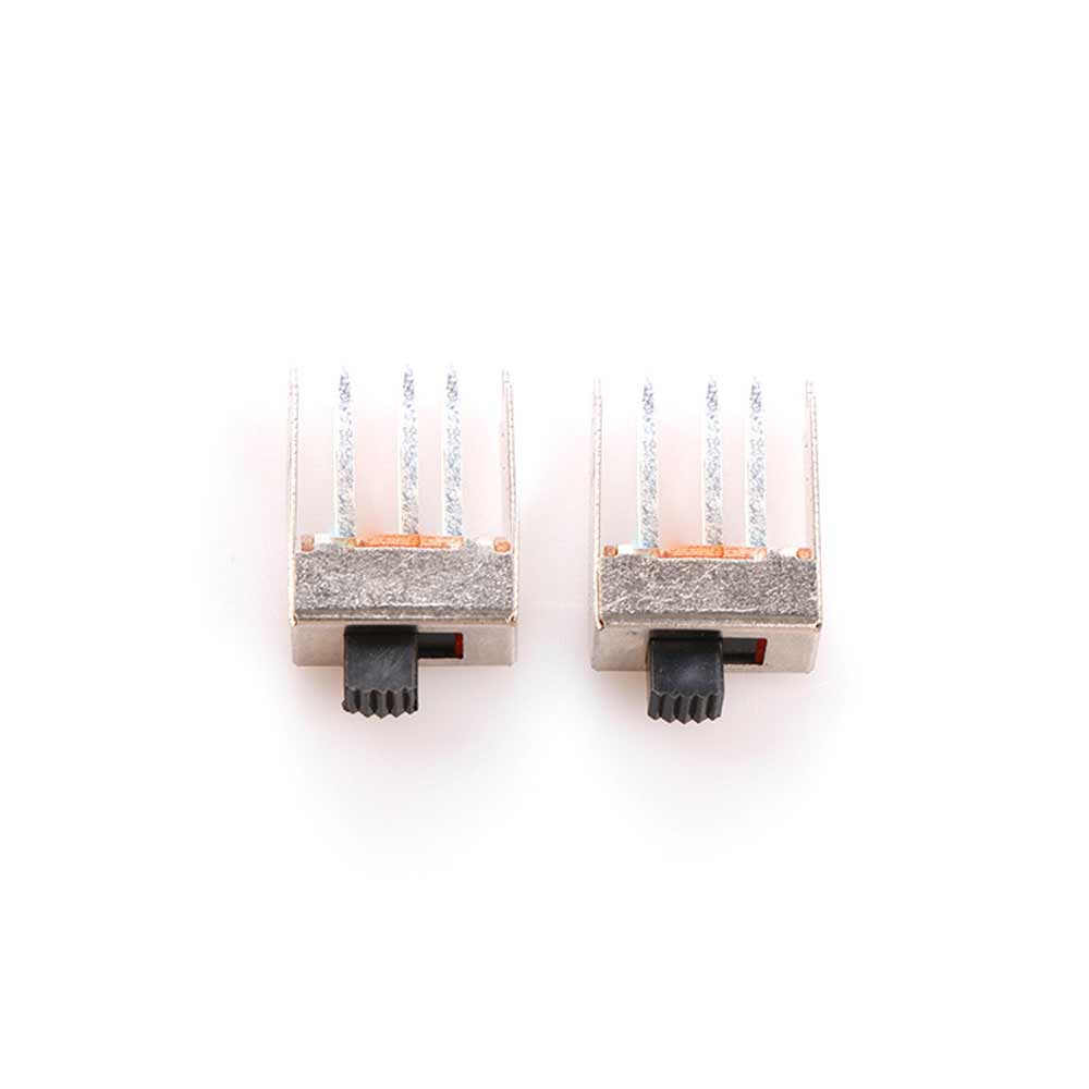 Elecbee 10PCS SS22F22 直插2P2T 电子元件电子设备开关立式SS - SS-2P2T