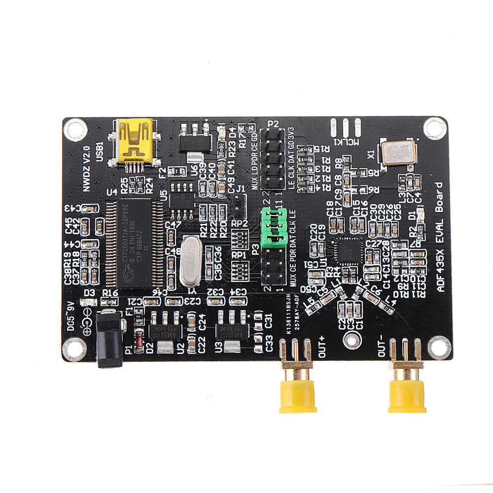 Elecbee ADF4350/ADF4351 Development Board 35M-4.4G Signal Source PC Software Control Point Frequency Hopping Sweep ADF4351