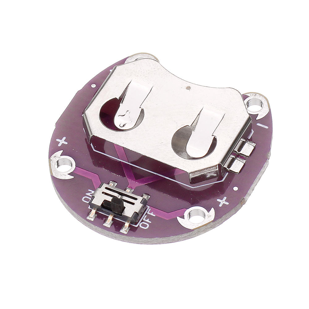 Elecbee 20pcs Lilypad Coin Cell Coin Cell de cellule Batterie CR2032 Module de montage de la batterie 1PCS