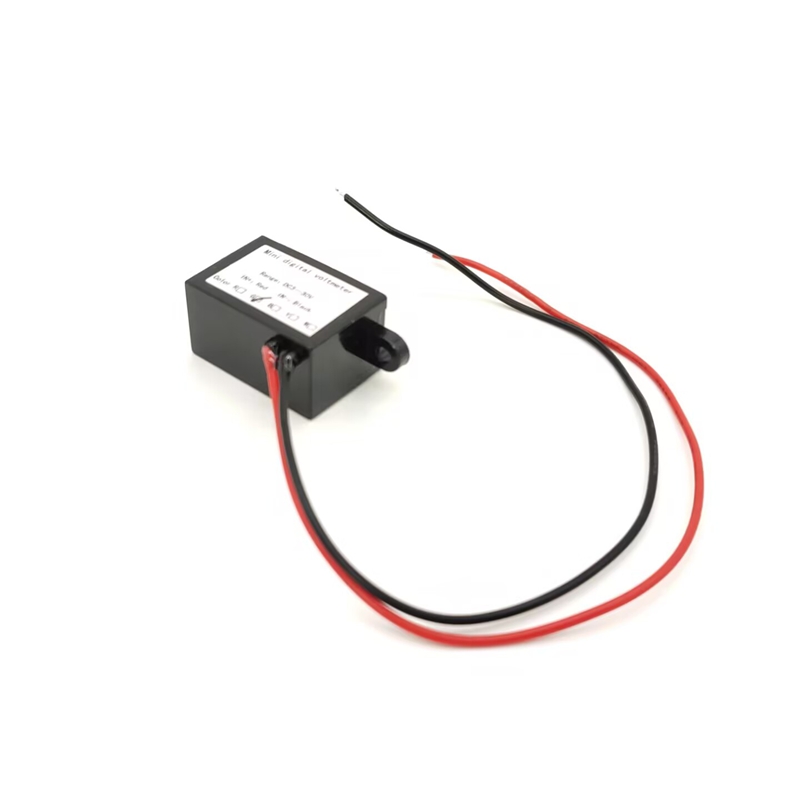 Elecbee 0.28 Inch Mini Waterproof Volt Meterr 3.5-30V Digital Voltage Tester Meter Blue