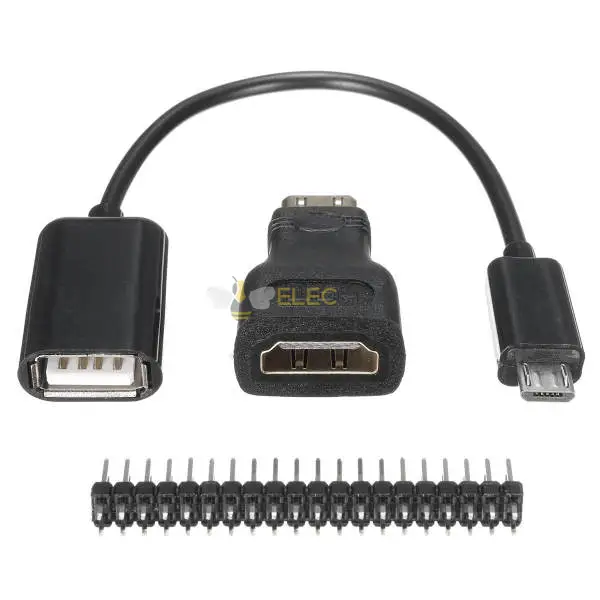Use 40p Adapter 5Sets 3 in 1 Mini HD to HD Adapter+Micro USB to USB Female Cable+40P ...