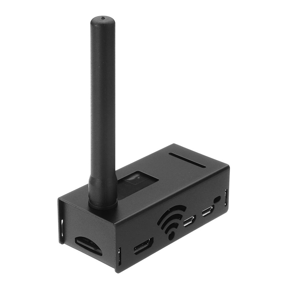 Elecbee Assembled MMDVM Hotspot Board Support P25 DMR YSF + Raspberry Pi Zero + OLED Display + Antenna + Aluminum Enclosure Case Kit