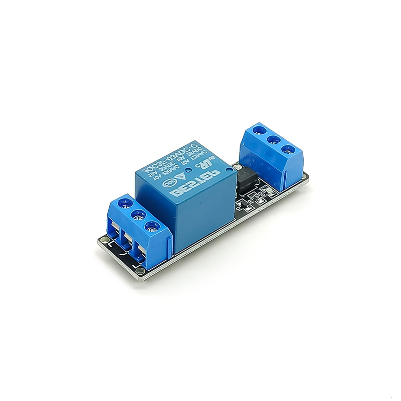 Elecbee 1-Channel 3.3V Relay Module | Low-Level Trigger, Optocoupler Isolation | for Arduino/ESP8266/ESP32 | 10A 250V AC/DC