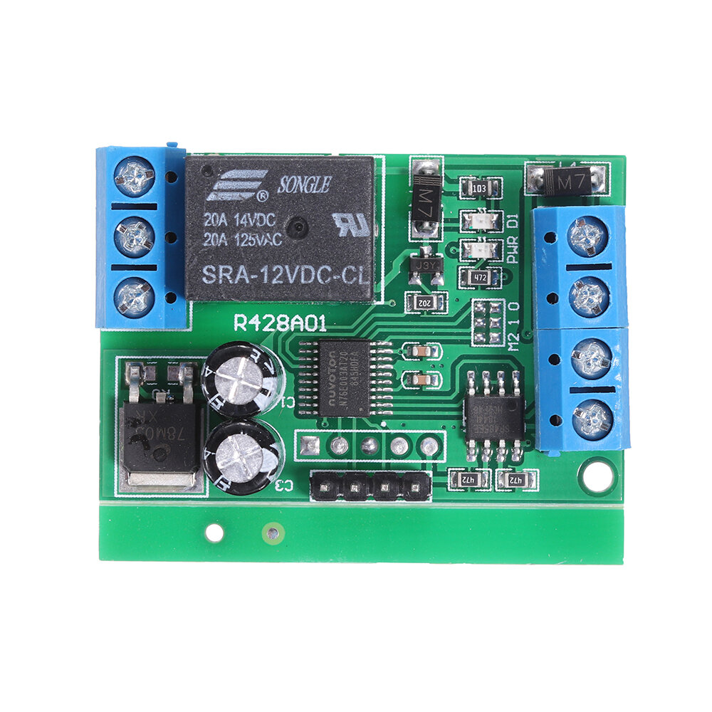 Modulo IO RS485 16 Ingressi E 16 Uscite DC 12V/24V, Scheda Espansione Modbus RTU Per PLC E Domotica