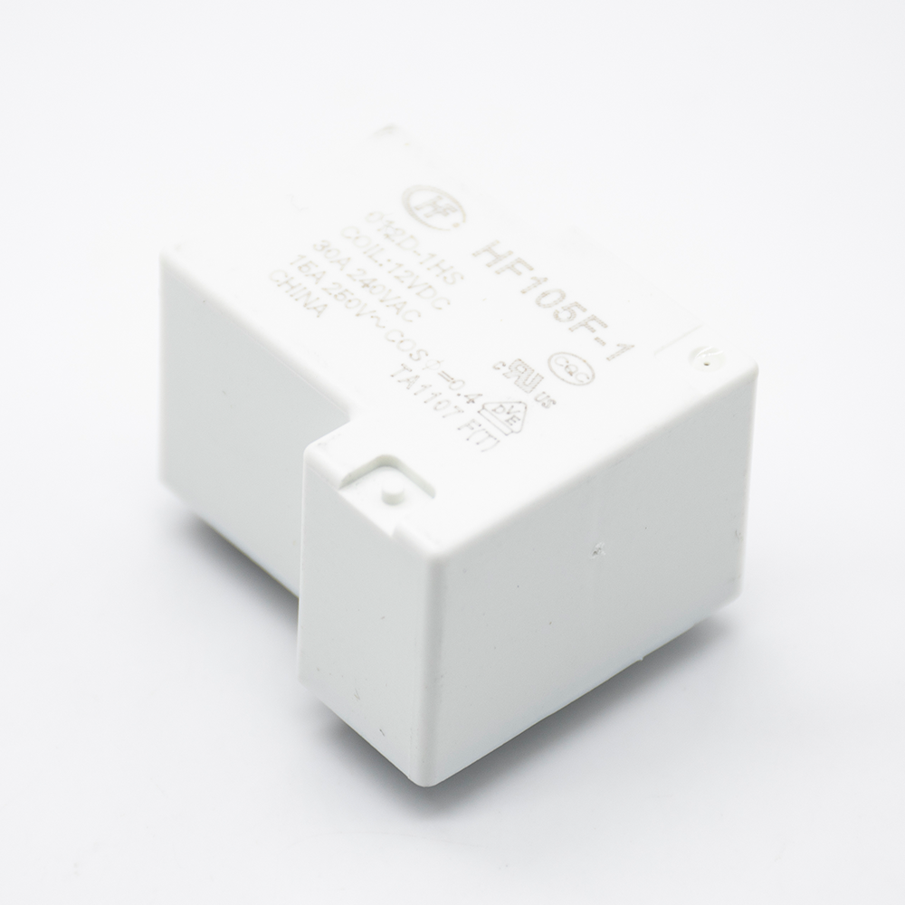 Elecbee 5PCS HF105F-1-JQX-105F-1- 005 012 024D-1HS Relay 05 12 24 V Relay Module 30A 4PIN Normally Open