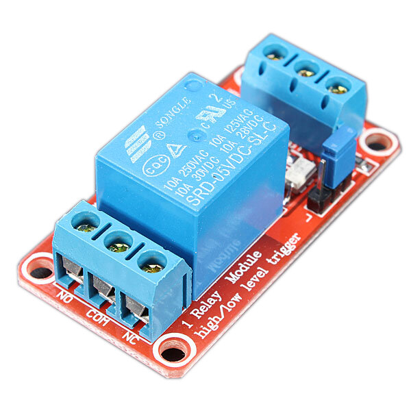 Elecbee 5V 1 Channel Level Trigger Optocoupler Relay Module, High or Low Level Trigger Relay Board for Raspberry Pi Arduino Relay DIY