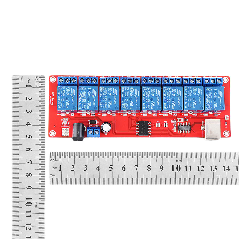 Produktbild von USB-Relais-Modul 1 Kanal, 5V, HID, Treiberlos – PC-Steuerschalter Für Smart Home, Industrieautomatisierung, IoT Und Testgeräte – Blau