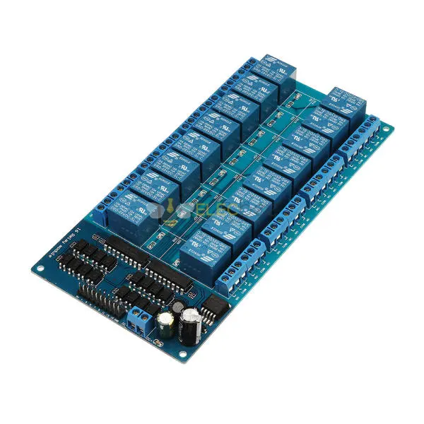 BESTEP 16 Channel 5V Relay Module LM2596 With Optocoupler Protection ...