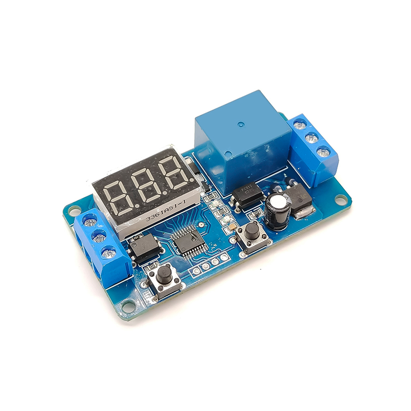 Elecbee DC 12V LED Display Digital Delay Timer Control Switch Module PLC