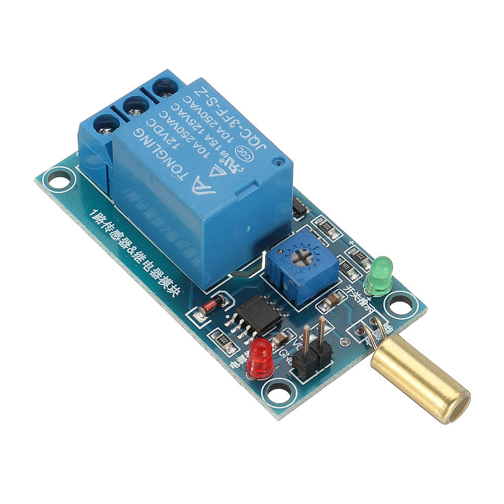 Elecbee SW-520 Tilt Sensor Relay Module 12V Equipment Tilt Dump Protection AlTrigger Board