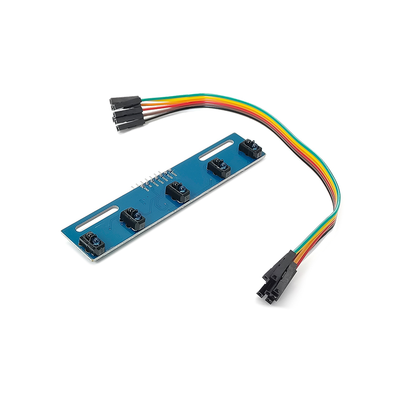 Elecbee 5 件 5 通道红外反射式 PIR 传感器模块 TCRT5000 5 路/路红外光电