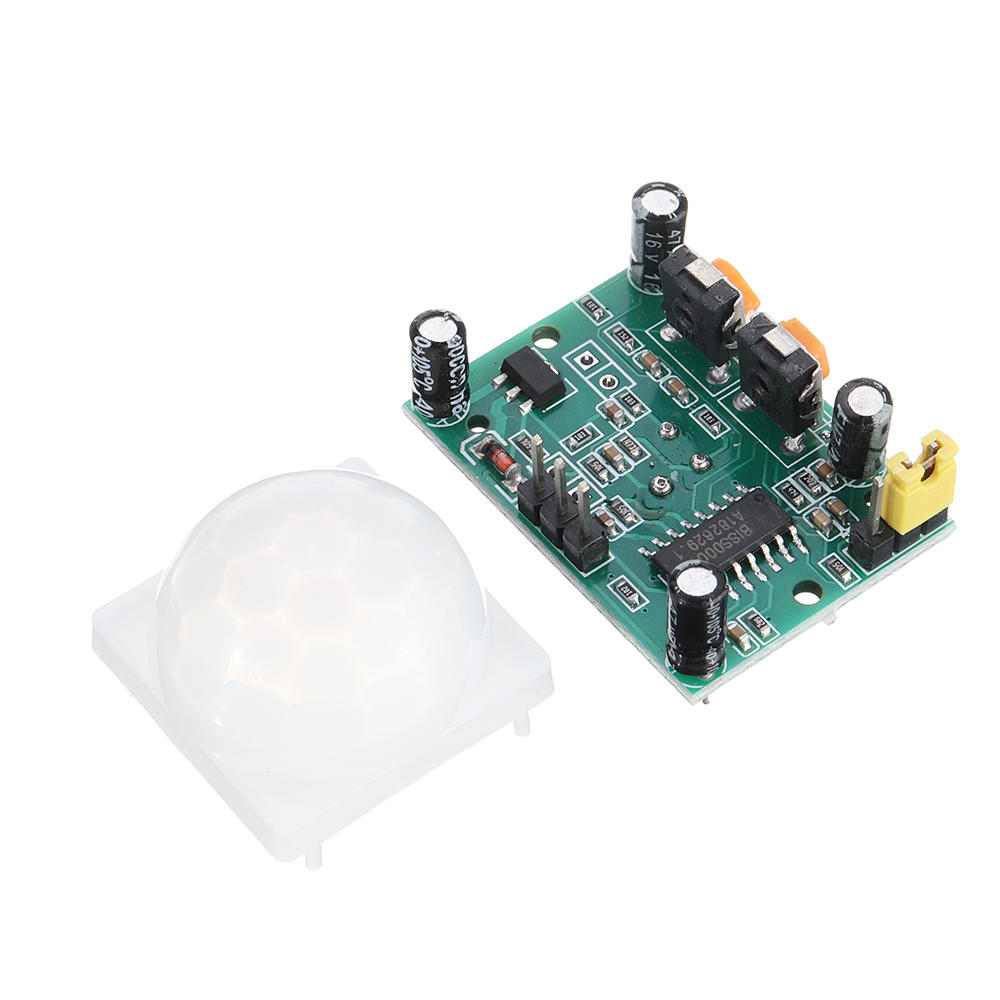 5 uds HC-SR501 infrarrojo ajustable IR piroeléctrico PIR módulo Sensor ...