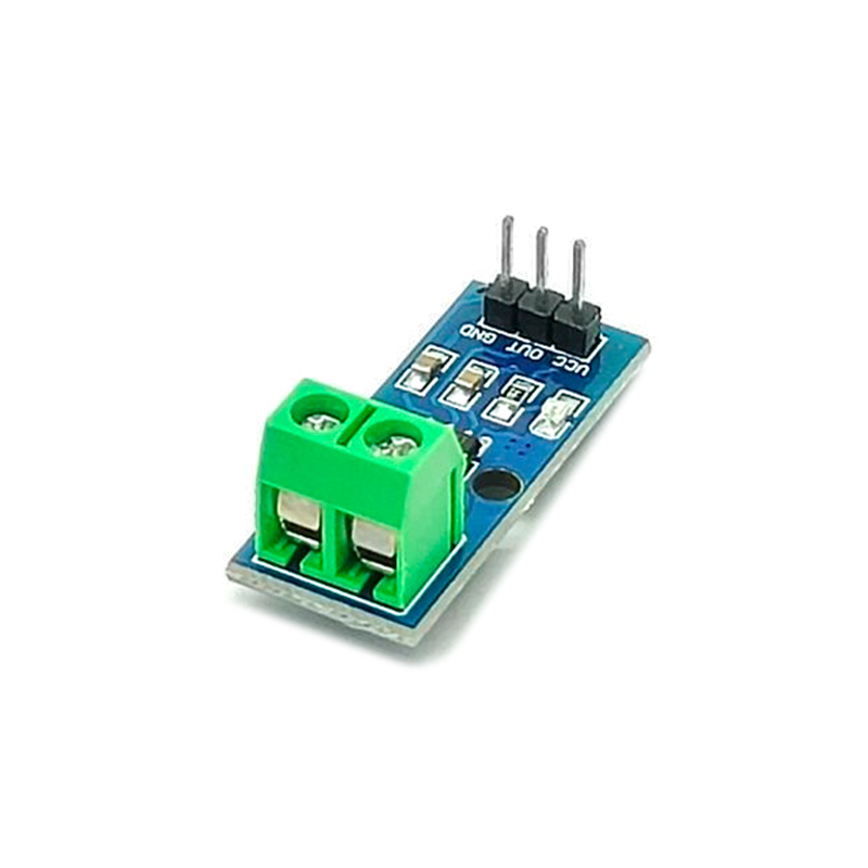 Elecbee ACS712 20A ホール電流センサーモジュール Arduino/Raspberry Pi用 - 5V アナログ AC/DC 電流検出