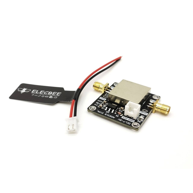 Elecbee AD8318 模块功率计日志检测器 1M-8GHz 70dB 动态 ALC AGC 控制