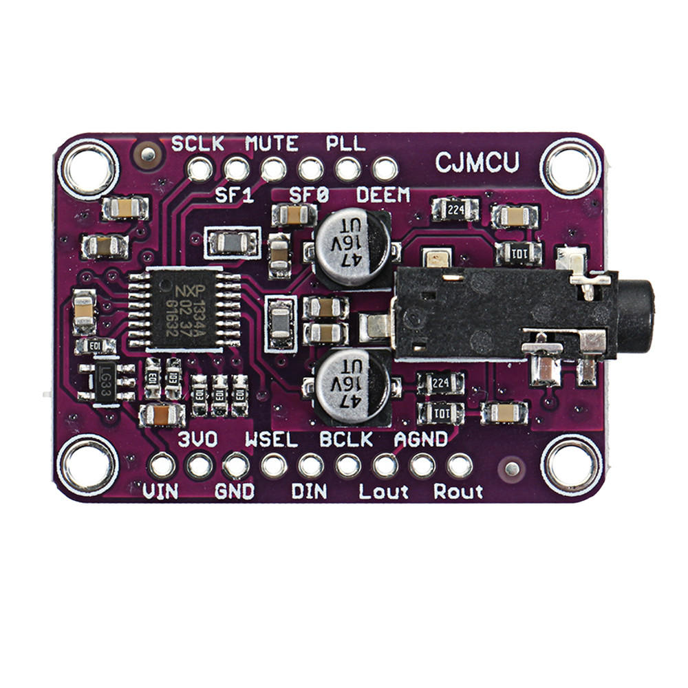 UDA1334A I2S-Dekodierungsmodul – Für Mikrocontroller, I2S Zu Analog Stereo, 3,5 Mm Klinke, HiFi-Klang