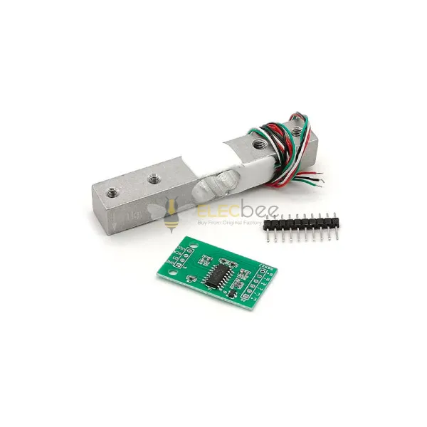 Elecbee 1Kg Load Cell Weight Sensor HX711 24 Bit ADC Amplifier Module