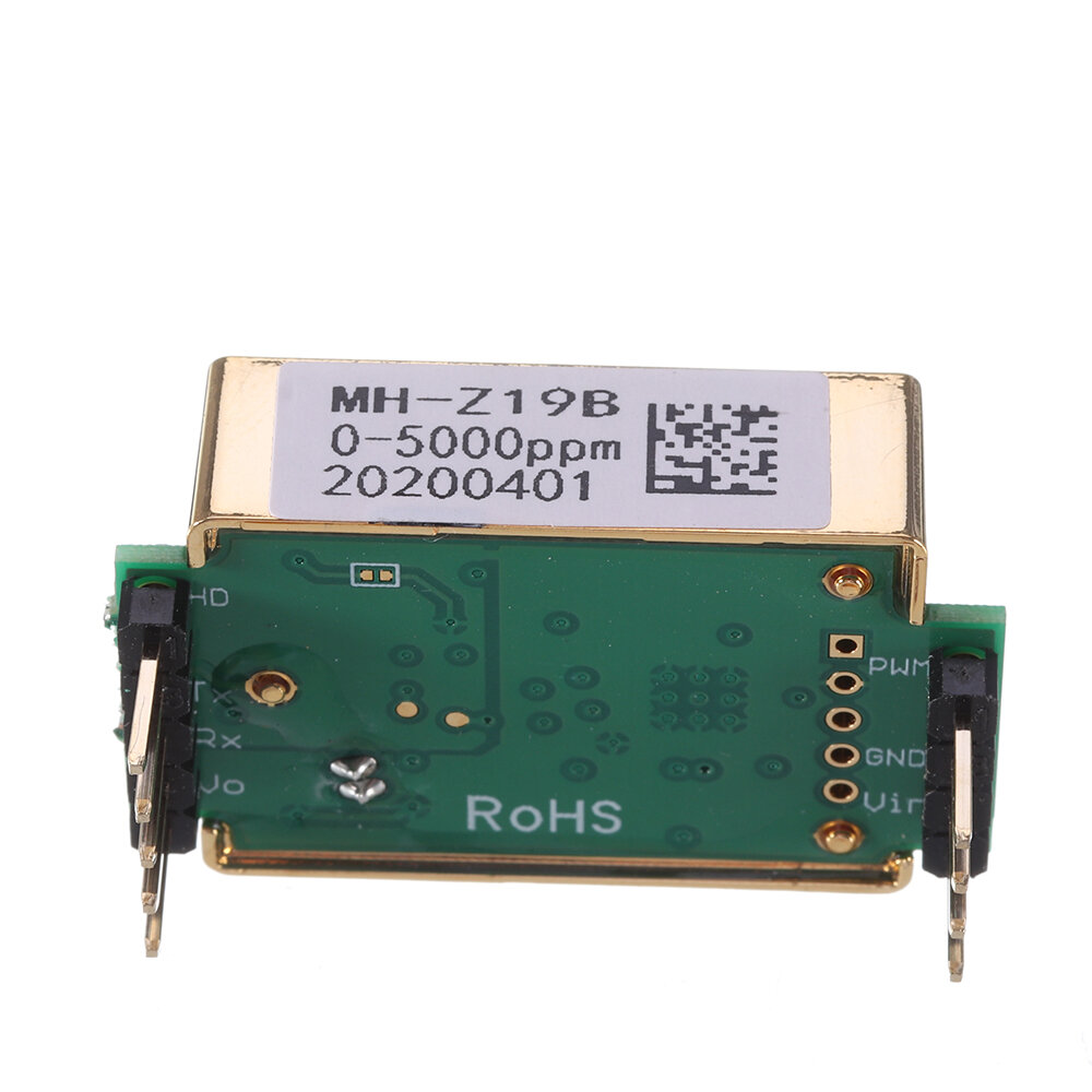 Sensore CO2 MH-Z19B A Infrarossi - Modulo Per Monitorare Anidride Carbonica, Range 0-5000 Ppm, Uscita UART/PWM/analogica