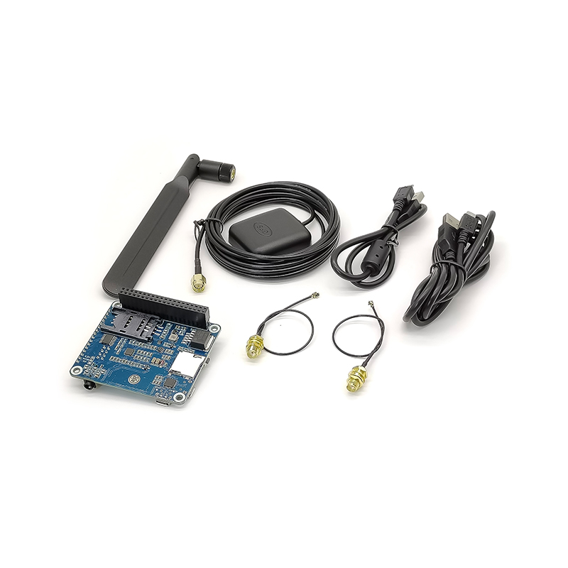 Elecbee SIM7600G-H 4G/3G/2G/GSM/GPRS/GNSS HAT通信扩展板GNSS定位适用于Jetson Nano/STM32全球版