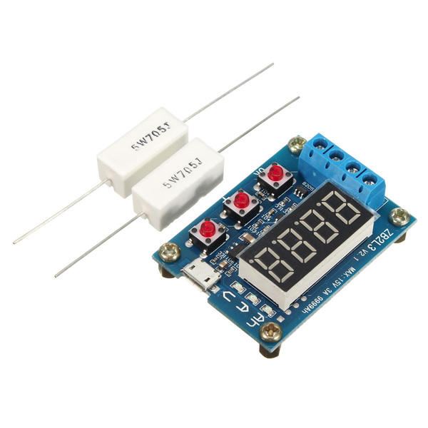 ZB2L3 18650 Battery Capacity Tester External Load Discharge Type 1.2 ...