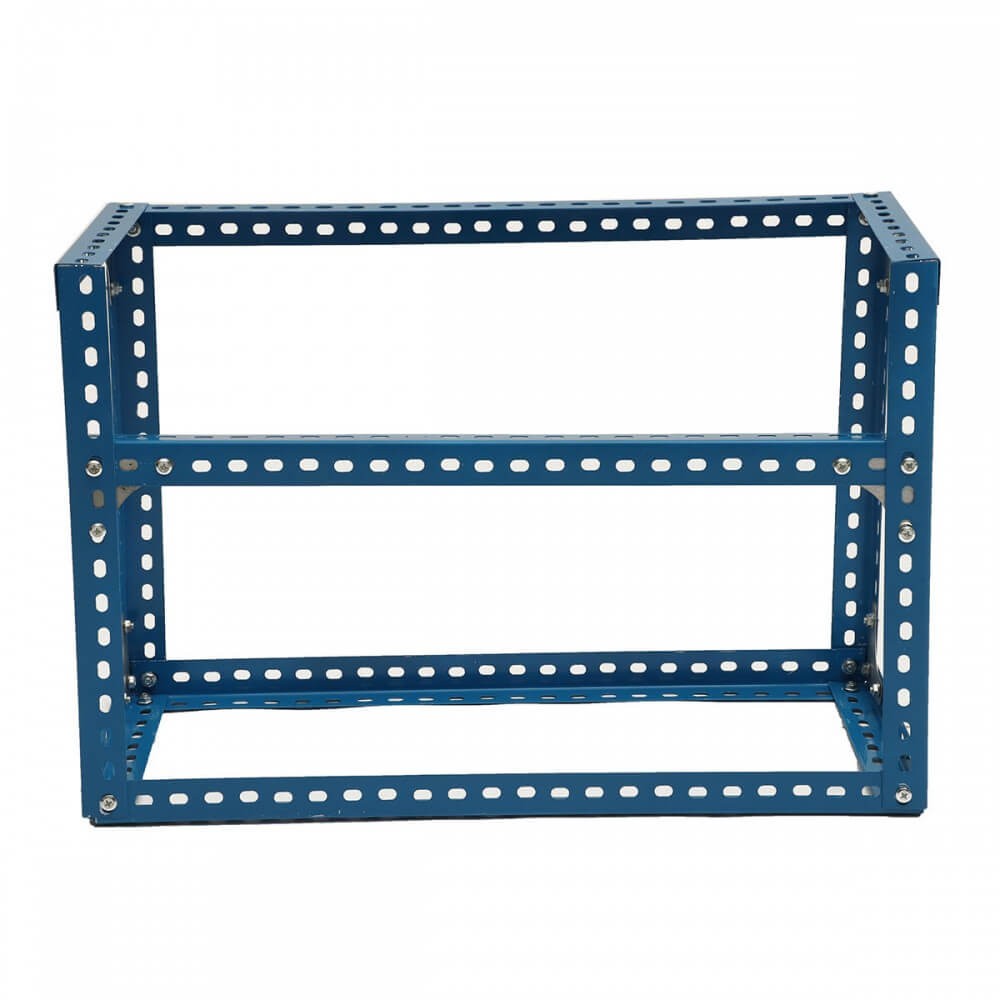 Elecbee DIY Iron Open Air Mining Frame Rig Case 适用于 6 GPU / 7 GPU ETH BTC Ethereum 用于加密货币采矿 80x30x35cm (7GPU)