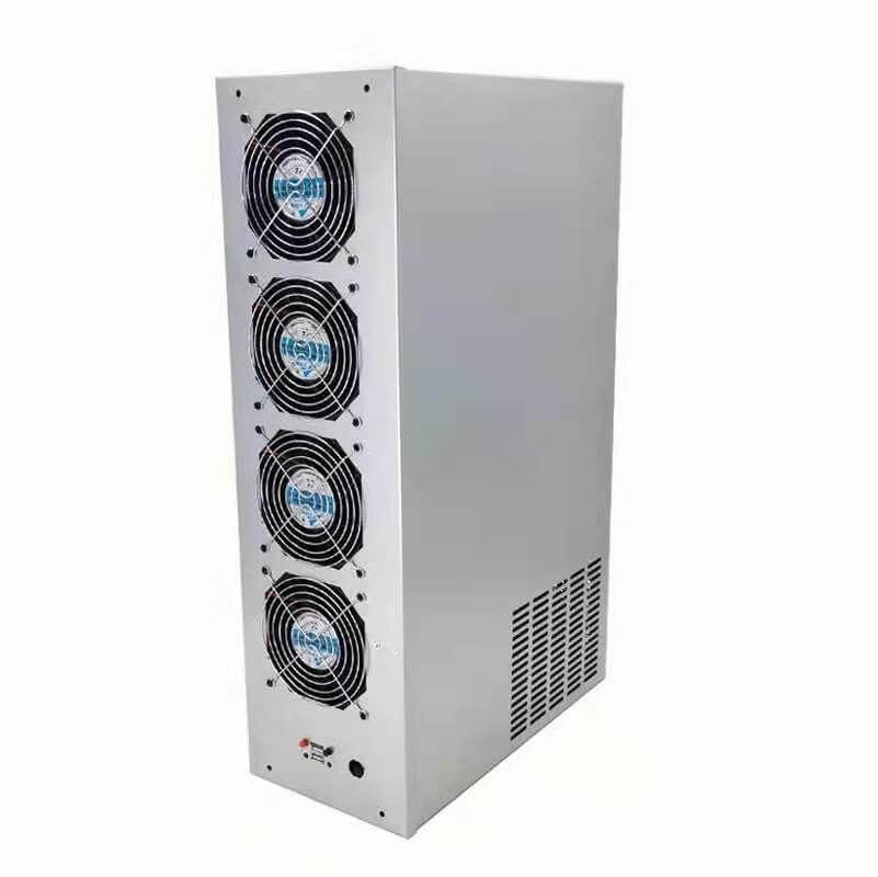 Elecbee Mining Rig Frame Mining Case 6/8 GPU Mining Case Chassic with 4 Fans For ETH ZCash