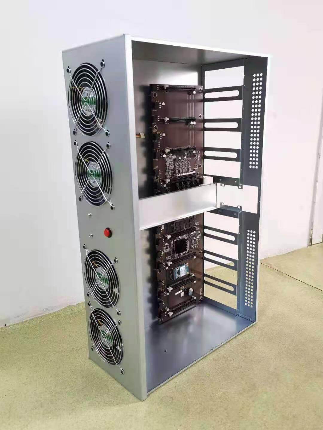 マイニング リグ フレーム オープンエア 14 GPU マイナー マイニング