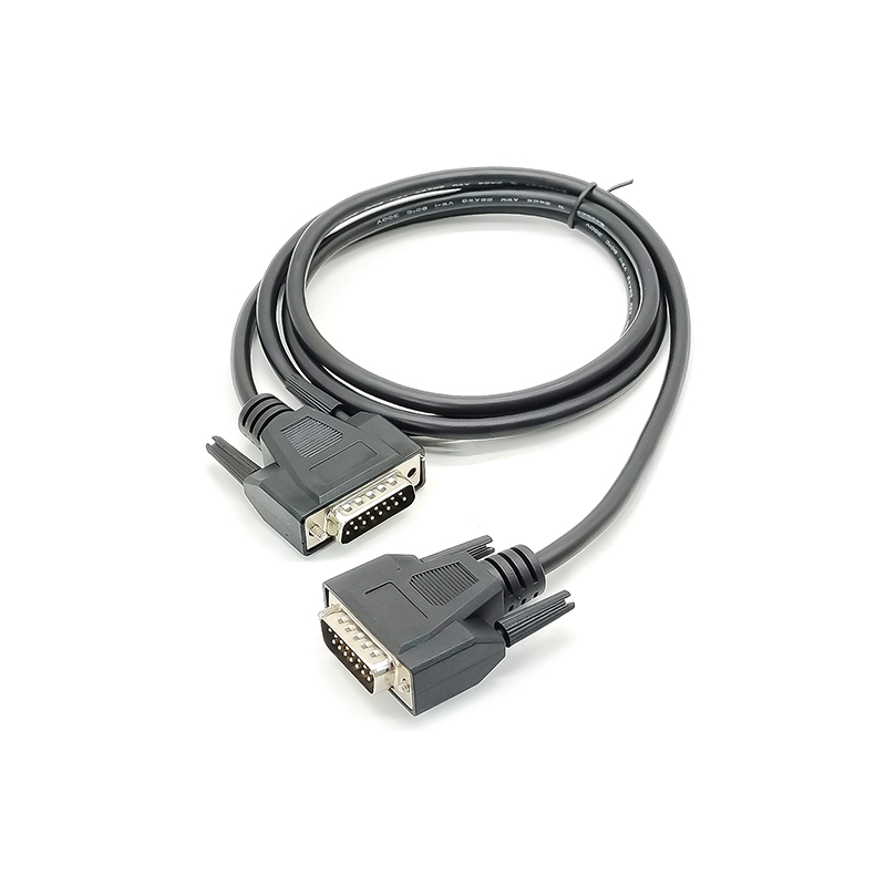 Elecbee D-sub 15 Male to Male Cable Assembles Connector with AWG24/26/28/32 20pcs