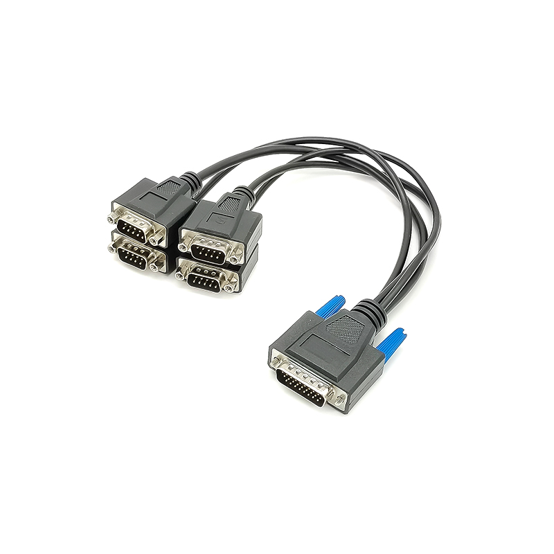 Elecbee D-sub 26 P Male to D su 9pin Cable Assembles Connector with AWG24/26/28/32 20pcs