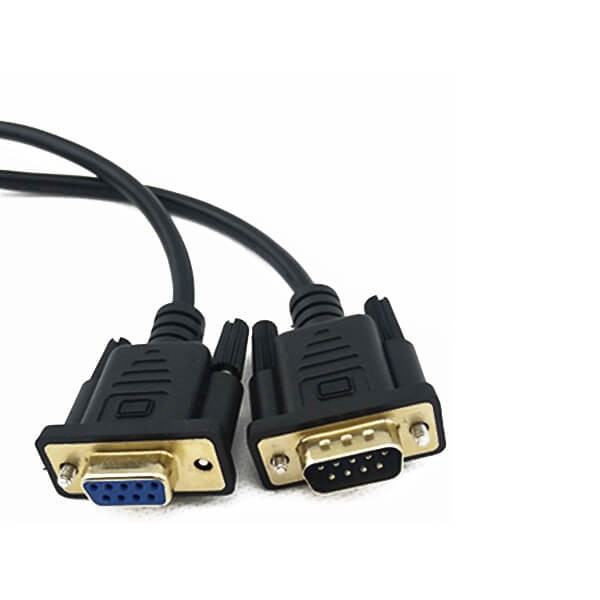 Elecbee D sub 9 Male to D sub 9 Female Cable Assembles Connector with 1meter length AWG24/26/28/32  20pcs