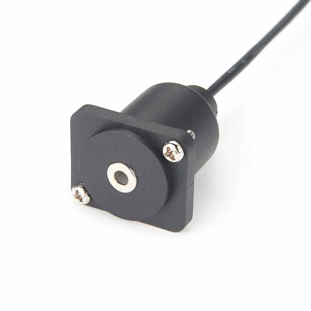Elecbee D Series Style panel mount 3.5mm Audio feed-thru connector