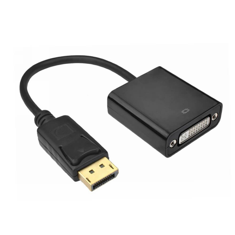 Elecbee 0.1M Displayport Cable Male 20Pin to DVI 24+5 Pin female Cable 0.5m