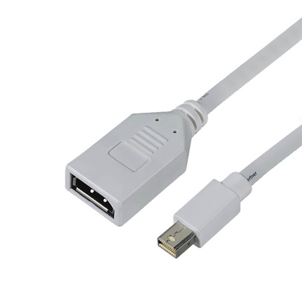 Elecbee Displayport to Mini Displayport Straight Male to Female 0.25MCable