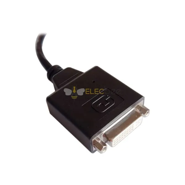Elecbee mini porta de exibição para DVI Active MDP com Latch Male para DVI Adaptador Feminino Cable0.5M