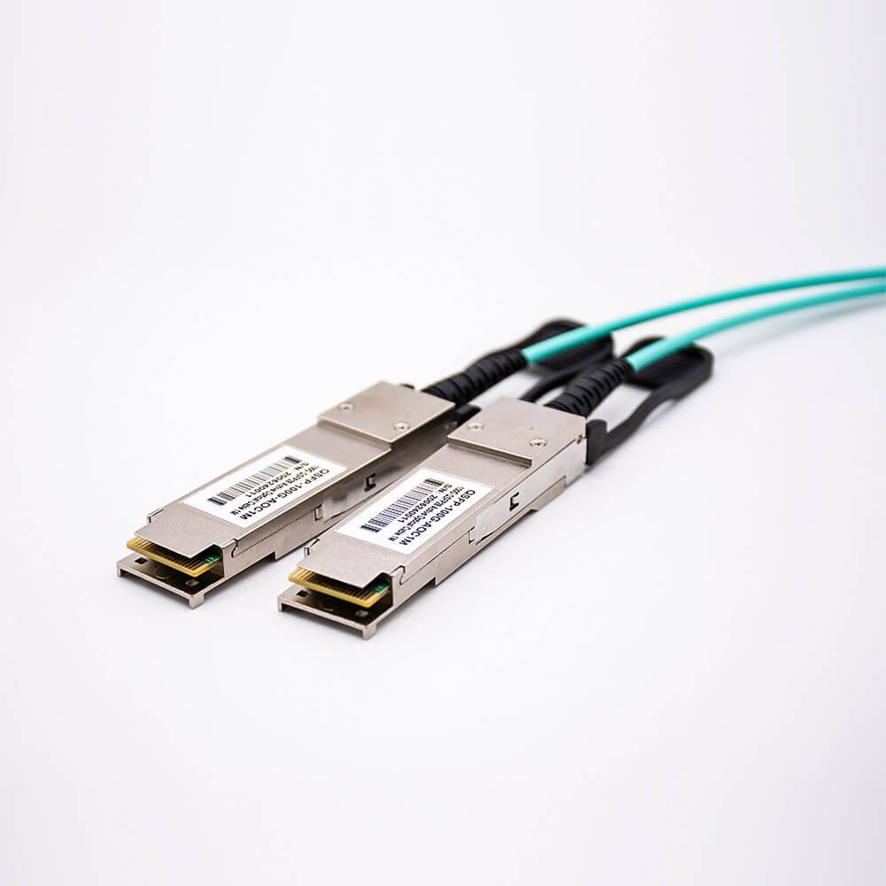 Elecbee Active Optical Cable QSFP28 to QSFP28 AOC 100Gbps Fiber Optic Cable