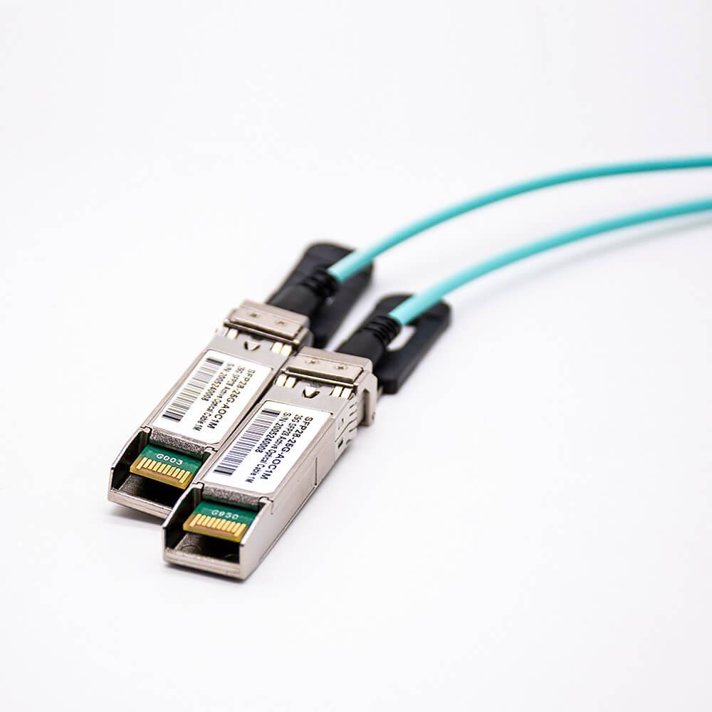 Elecbee Fiber Active Optical Cable AOC 25G SFP28 to SFP28 Length 1M